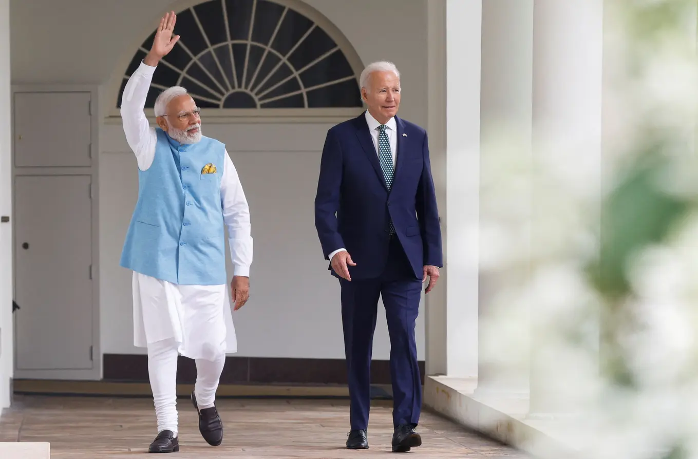 Auf dem Weg zur immer engeren strategischen Partnerschaft: Modi zu Besuch im Weissen Haus.